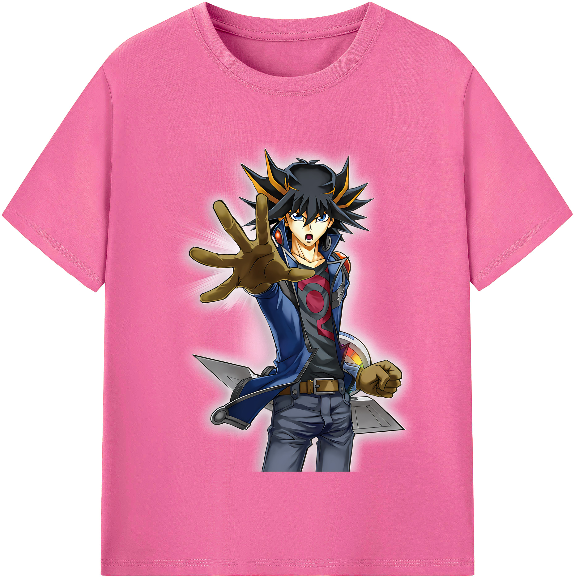 （画像用） 遊☆戯☆王 Yu-Gi-Oh! レディースカジュアルプリントTシャツ（綿100％）